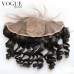Brazilian Human Hair Curly 13x4 Silk Base Lace Frontal Closure,Full Lace Frontal With Baby Hair